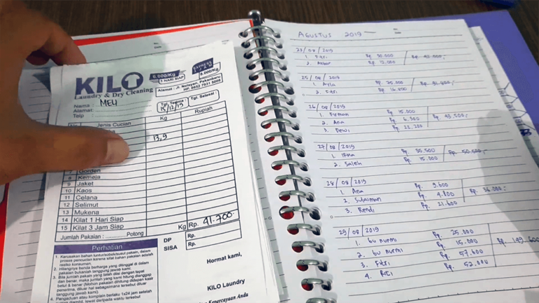 Contoh Pembukuan Laundry Harian: Panduan Lengkap untuk Pemilik Bisnis